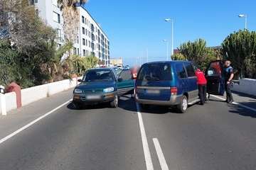 Accidente en la circunvalación de Telde/TA.